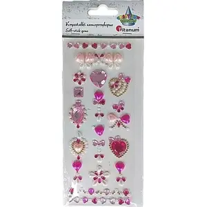 Self-adhesive crystal mix for tattoos and body jewelry Titanum Kryształki (mpn 458352)