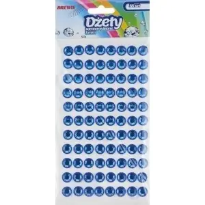Self-adhesive dots BREWIS blue 8 mm, pack of 88