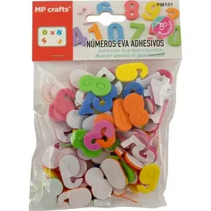EVA Foam Number Stickers TEKA 559011 — large numeric decals for crafts and labeling