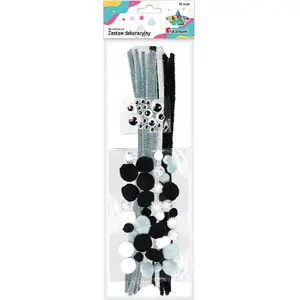 Creative craft kit Titanum — 80-piece pom-poms and googly eyes set