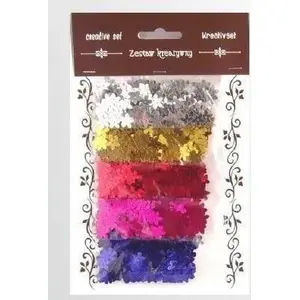 Sequins flower mix 30 g — creativ company craft embellishments