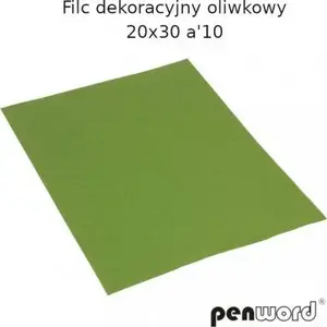 Decorative Felt Sheet Polsirhurt 20x30 cm Olive, pack of 10