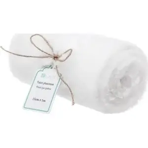 Fabric roll DP Craft Futro pluszowe 15 cm x 1 m white