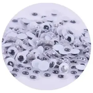 Self-adhesive moving googly eyes Arpex pack of 50 — craft embellishments, plastic domed eyes