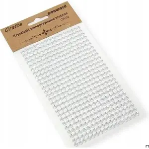 Adhesive Crystal Rhinestones Polsirhurt CR-02 5 mm Silver — self-adhesive decorative crystals