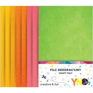 Dekoratīvais filcs Noster Fluo YNJ 8 krāsas — Noster, modelis 394637