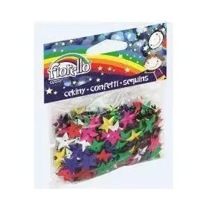 Craft sequins Fiorello Confetti stars 213042 – decorative star-shaped sequins
