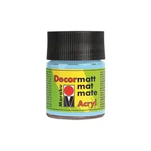 Akrila krāsa Marabu Decormatt Acryl 50 ml pudele, zils