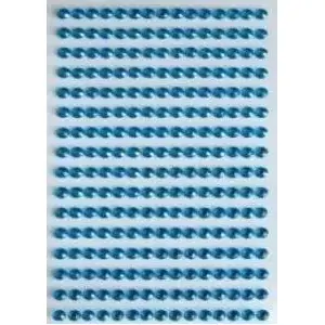 BREWIS self-adhesive dots blue 6 mm, 140 pcs - adhesive markers for papers and crafts