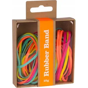Rubber bands set Apli Fluor Collection – 25 g mixed colors