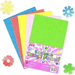 Polsirhurt foam stickers floral sheet 20.3×31.2 cm 5 pcs