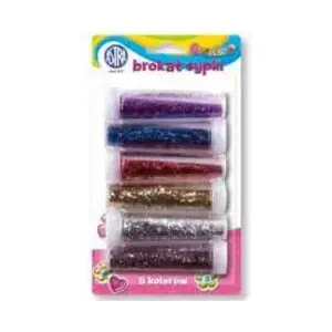Loose glitter Astra Creativo 6 colors 7 g - decorative craft glitter powder