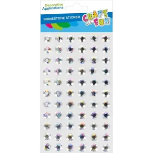 Decorative Christmas ornament Craft with Fun CF781 — crystal-like hanging decoration, 10 mm beads, set of 11 pieces