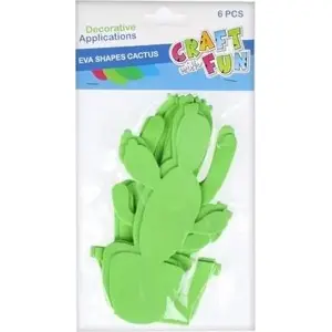 Decorative Foam Cacti Craft Kit by Craft with Fun — foam cactus shapes set