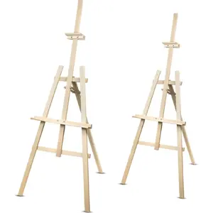 Easel VidaXL WOODOK double wooden painting easel 2 pcs 178 cm beech wood for adults