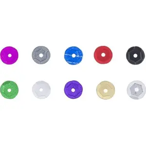 Sequins (matte, mixed colors) BREWIS — craft sequins mix for decoration and sewing