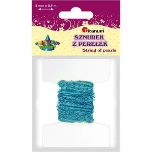 Beading Cord Titanum 2 mm x 2.5 m Blue – Titanum TITA5031