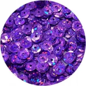 Sequin Holographic H 60 purple – BREWIS decorative sequins