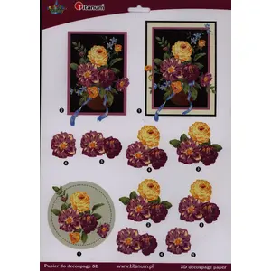 Decoupage Paper Titanum Papier 3D (model 22002) – decorative layered sheets for paper crafting