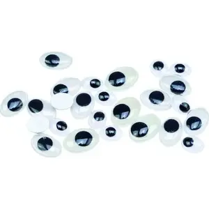 BREWIS moving eyes RO18 set — 26 pieces mixed oval sizes (model AA017BRW)