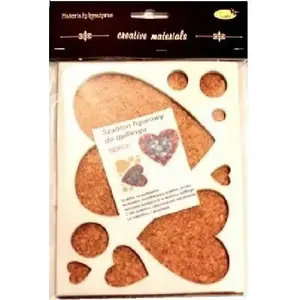 Quilling shaping template heart 14.5x19 cm GoDan