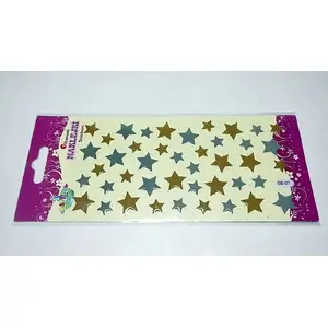 Decoration Stickers Titanum Naklejki do dekoracji gwiazdki 10x22 – star-shaped decorative stickers
