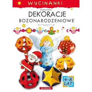 Siedmioróg Wycinanki — Christmas paper cutout decorations, traditional Polish designs, book format (mpn 9788382798234)
