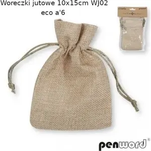 Jute bags Penword WORECZKI JUTOWE 10x15 cm WJ-02 ECO A6