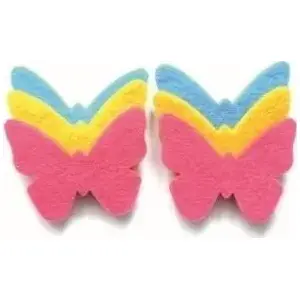 Felt Butterflies 6 pcs, Craft with Fun — decorative felt shapes for crafts