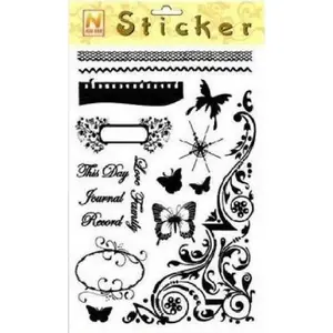 Decal sheet Mentor Kalkomania artystyczna 379, decorative transfer 15.5×23 cm