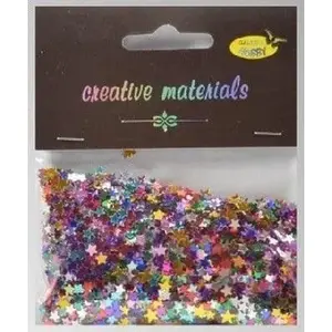 Carpetpol dekoratīvās folijas zvaigznītes 20 g — konfeti un radošie akcenti