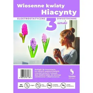 TEKA Hiacynty spring flowers set — 3 bulbs, ornamental hyacinths for planting
