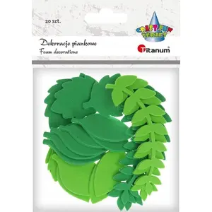 Foam stickers Titanum leaves fern 27×85 mm 20 pcs