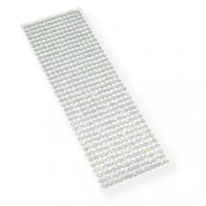 Self-adhesive silver rhinestones 6 mm Polsirhurt – decorative craft embellishments