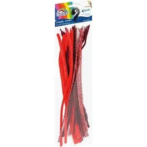 Creative craft twist ties Fiorello 20 pcs red - reusable fasteners for crafts and packaging