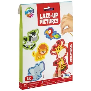 Set of 6 Lace Patterns 'Animals' Adar — decorative applique motifs for sewing and crafts