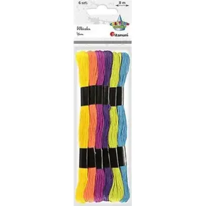 Thread spool Titanum Mulina 8 mm 6 colors, brand Titanum