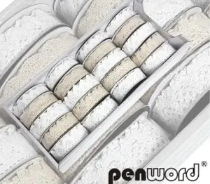 Lace Decorative Ribbon TEKA 2.5 cm x 3 m pack of 20 – craft trim