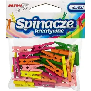 Clothespins Astra Mini colored 2.5 cm 40 pcs Brewis
