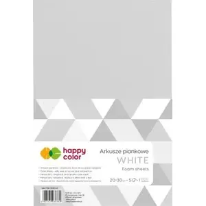 Foam sheets A4 5 pcs white — Happy Color AD869HA