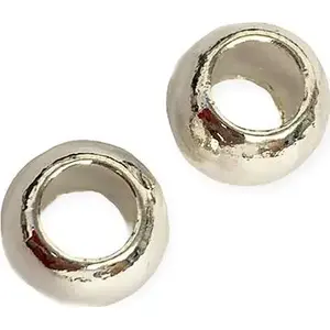 Bead (2 pcs) Carioca Smykke, 16 mm large-hole metal bead for jewelry making