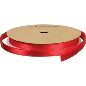 Ribbon Vrige Satin 10 mm x 10 m red