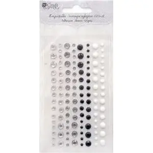 Adhesive crystal rhinestones DP Craft Glam Rock — 120 pieces