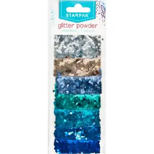 Craft with Fun confetti metallic 7 colors pack, decorative craft confetti set (MPN BROK2G 6KB)