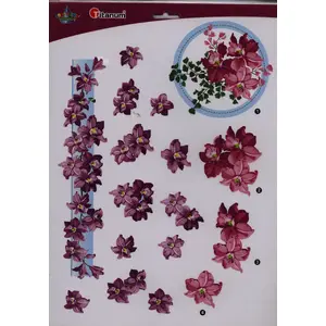 Paper sheets Titanum Papier 3D for découpage (model 22003)