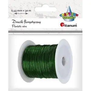 Floral wire Titanum 0.45 mm x 30 m green – Titanum 396928