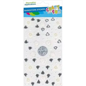 Craft with Fun Decorative Crystal Beads Mix CF754 – assorted decorative crystals for crafts and embellishment
