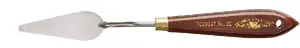 Palette knife Winsor & Newton 5012572009898, wooden handle, stainless steel blade, 1 pc