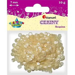 Round Sequins Titanum model 397373 — 10 g matte white