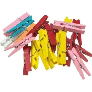 Clothespins BREWIS colorful 4.5 cm, pack of 20